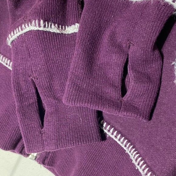 Lululemon Special Edition Purple Fair Isle Scuba Hoodie 4/XS - Picture 9 of 16